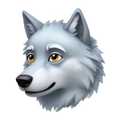 Frosty Wolf sticker