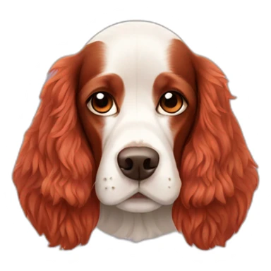 red russian spaniel sticker