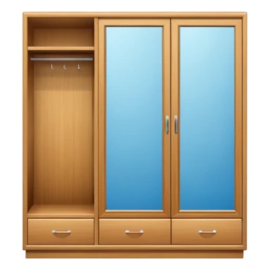 wardrobe modern closed mirror door sticker