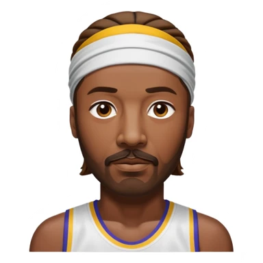 Wilt Chamberlain wear headband sticker