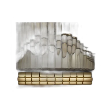 Orgue à tuyaux sticker