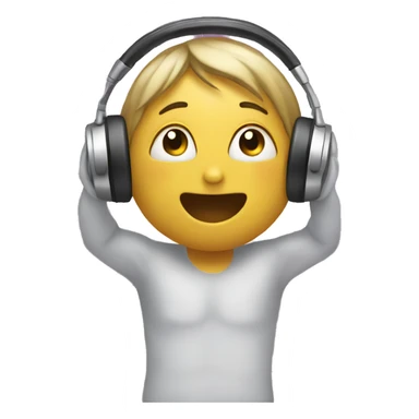 Listening to music in the shower sticker