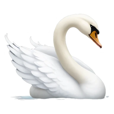 White Swan sticker