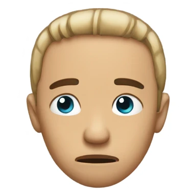 Super sad emoji  sticker