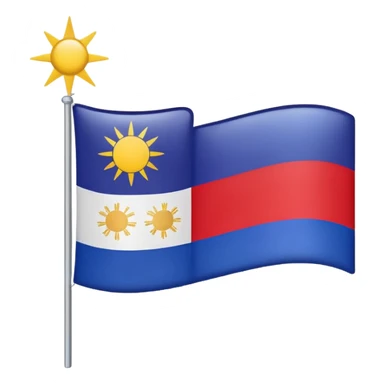 Filipino flag sticker