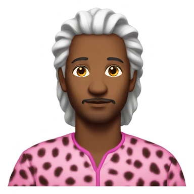 A prophet wearing pink cheetah  sticker