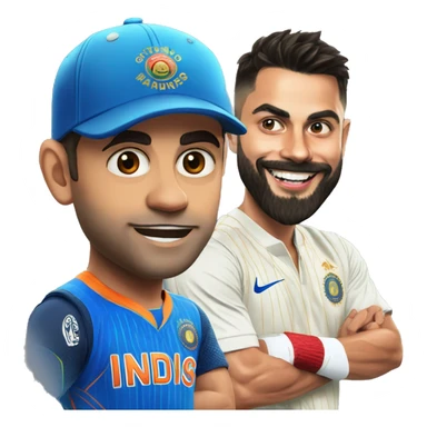 Cristiano is Meet, Virat Kohli Virat Kohli with year who sticker