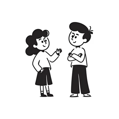 hand-drawn poop and pee characters in a humorous face-off sticker