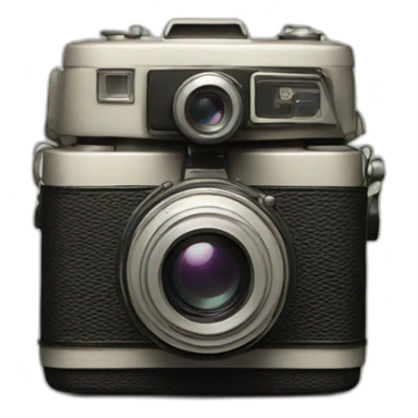 old photocamera sticker
