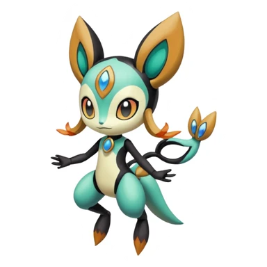 Meloetta-Uxie-Azelf-Pokémon-Fakémon-creature sticker