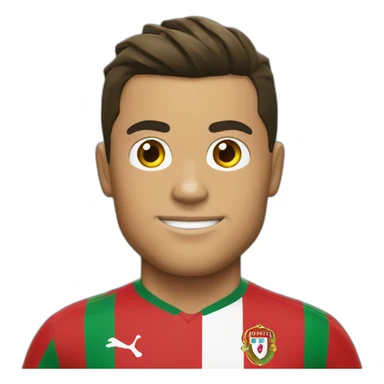 Cristiano Ronaldo maillot portugal sticker