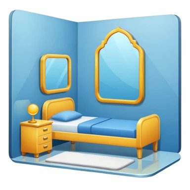 room mirror sticker
