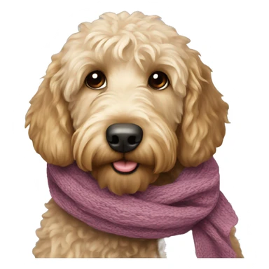 labradoodle-in-the-scarf sticker