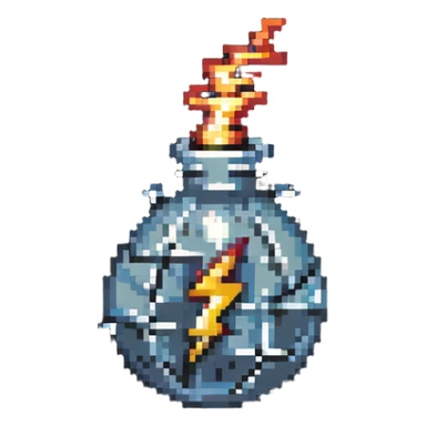 bomb power up sticker
