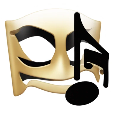 Musical theatre emoji sticker