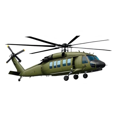 Sikorsky UH-60 Black Hawk - Sikorsky (Model Year: 2022) (Iconic colour: Olive green) sticker