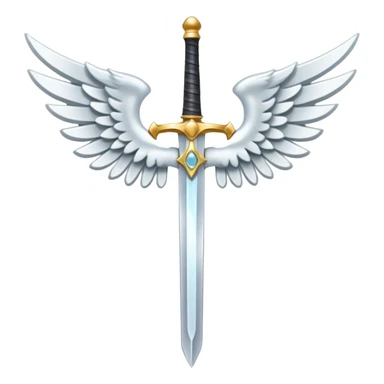 angel sword sticker