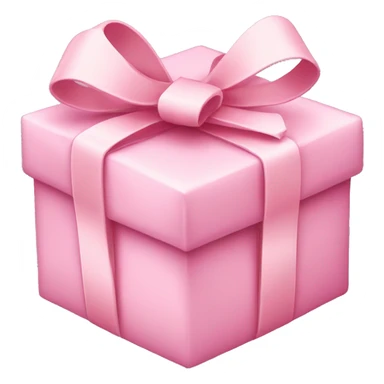 Light pink present sticker