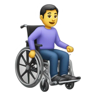 Personne handicapée sticker