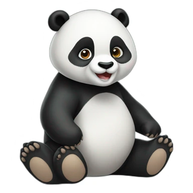 panda marketing publicidad digital sticker