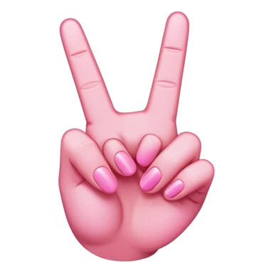 pink middle finger  sticker