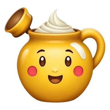 Какашка с короной sticker