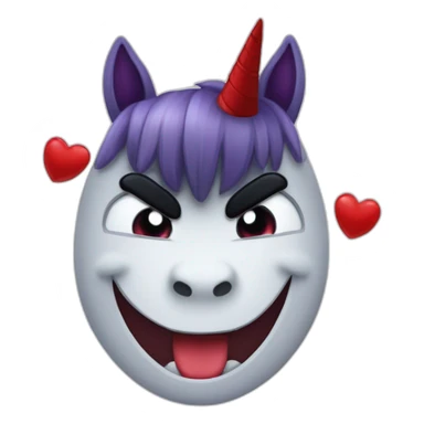 emoji of a character or object associated with the theme of the party, for example, a vampire emoji for a vampire party or a unicorn emoji for a unicorn party sticker