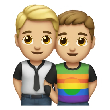 Gay couple  sticker