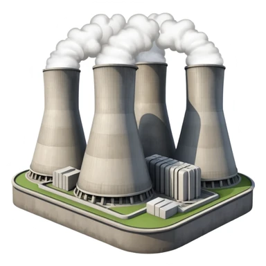 realistic nuclear power plant sticker