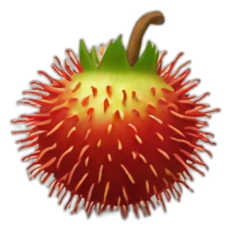 Rambutan fruit sticker