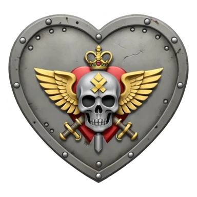 Death Korps Of Krieg love heart sticker