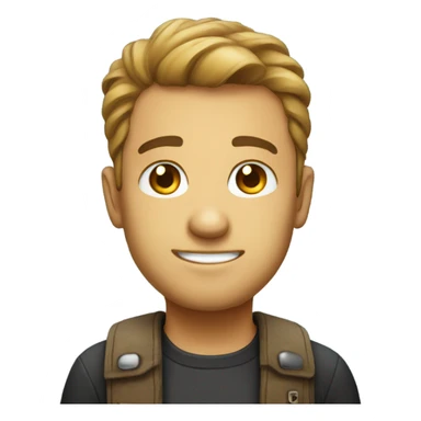 MAKE A PROFILE EMOJI FOR A FULL STACK DEVELOPER ACTIVELY LOOKING FOR A JOB sticker