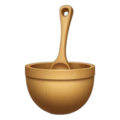 wooden ladle sticker
