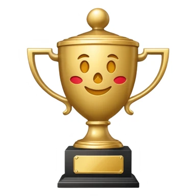 holiday theme trophy sticker