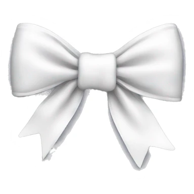 white bow sticker