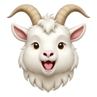 cinematic-cute-yawning-white-goat-portrait-emoji,-head-tilted-slightly-with-a-dramatic,-wide-open-yawn,-showcasing-a-soft,-downy-white-fur-with-delicate-horns-and-gently-drooping-ears,-round-eyes-barely-open-in-drowsy-contentment, sticker