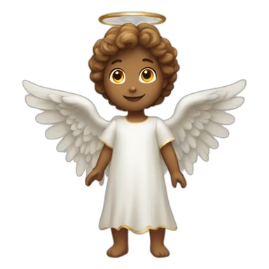 angel with wing sticker
