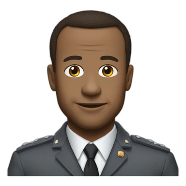 Mbapé qui frappe Macron sticker