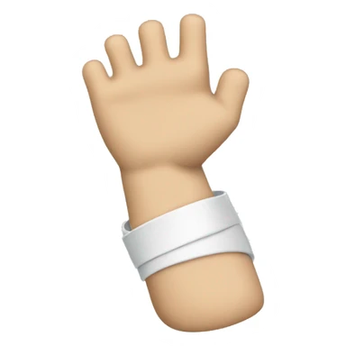 broken arm in sling sticker