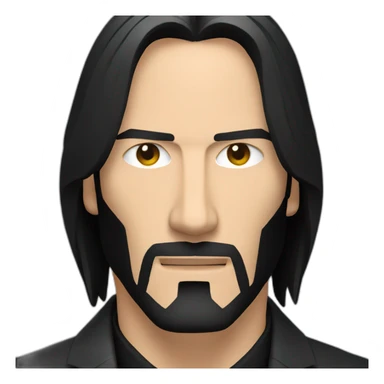 John wick face sticker