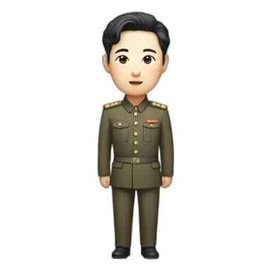 Slim Kim Jong Eun sticker