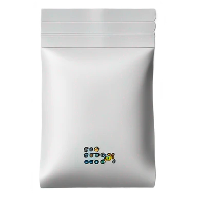 Nicotine mouth pouch sticker