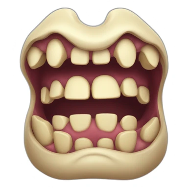 strong muscilar jaw face mewing sticker