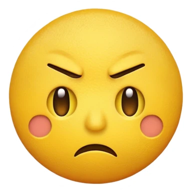 Annoyed emoji  sticker