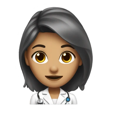 A girl doctor who does laser hair removal  sticker
