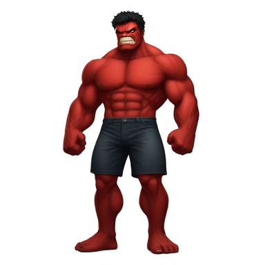 red hulk sticker