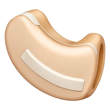 bandage plaster on ear sticker