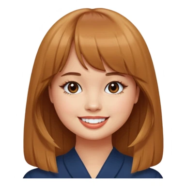 Debby Ryan with straight bangs sticker