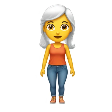 MUJER, CUERPO COMPLETO, 30 AÑOS sticker