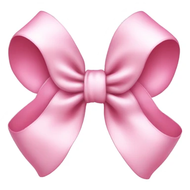 light pink girly bow sticker